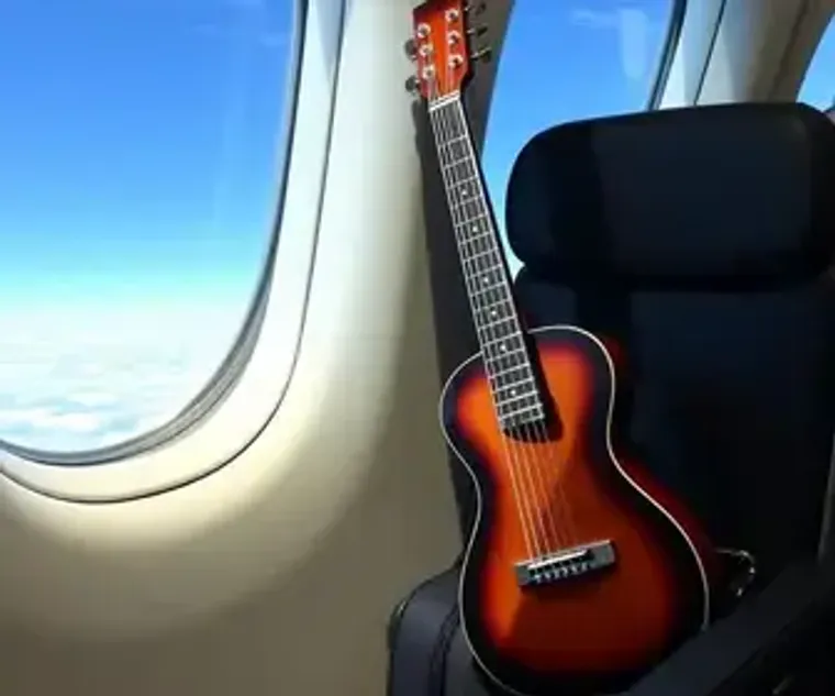 Pode levar instrumento musical no avião: regras para bagagem e embarque