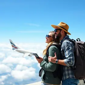 Sites para pesquisar passagem aérea para casal: como pesquisar e economizar